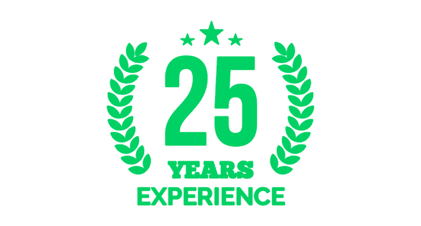 25 Years Cleaning Experience