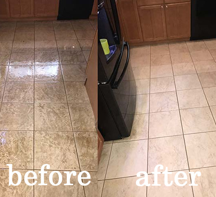 Tile and Grout Cleaning Before After