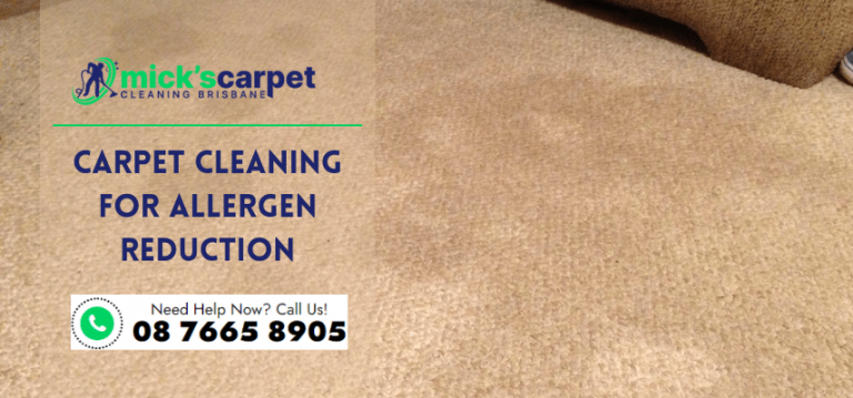 Carpet Cleaning for Allergen Reduction